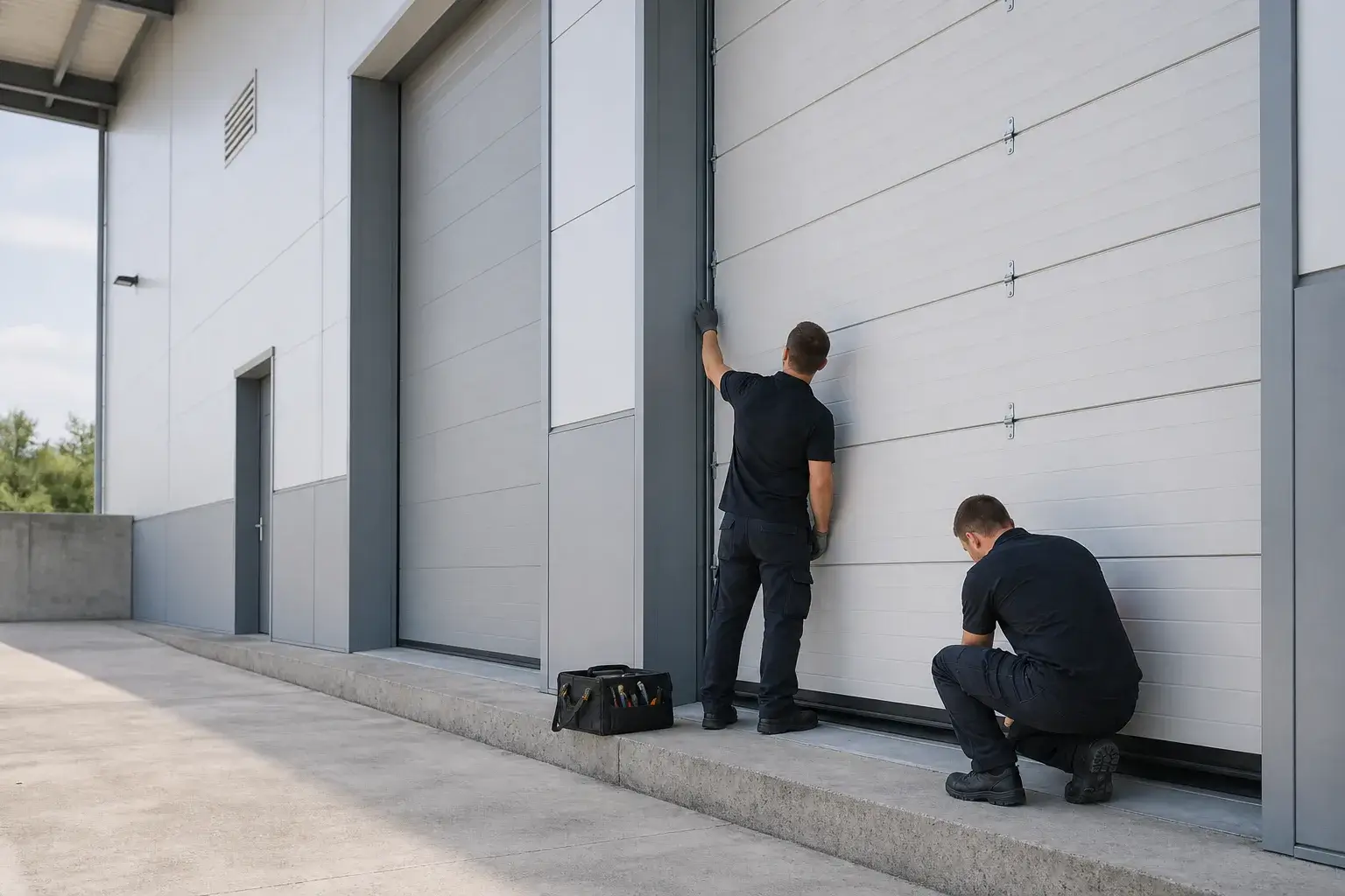 Commercial doors