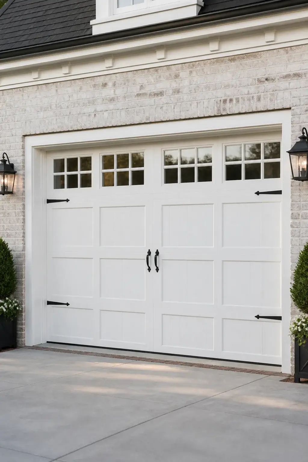 Carriage house garage door