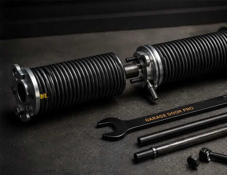 Garage door spring restoration in Mooresville